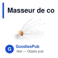 Masseur de cou personnalisable avec logo pour entreprises - Miniature 7