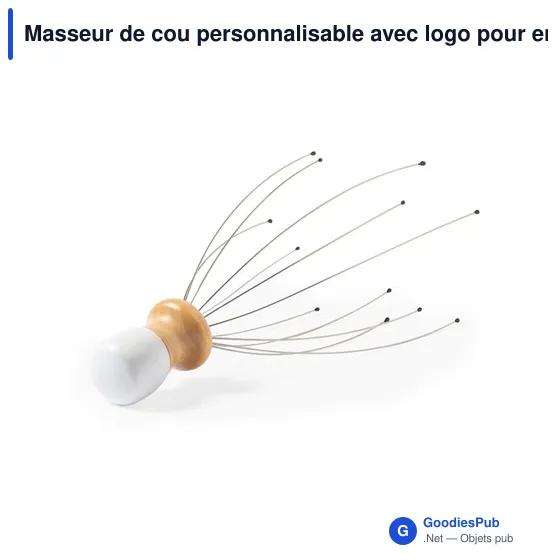 Masseur de cou personnalisable avec logo pour entreprises - Image 7