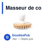 Masseur de cou personnalisable avec logo pour entreprises - Miniature 9