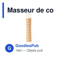 Masseur de cou personnalisable avec logo pour entreprises - Miniature 10