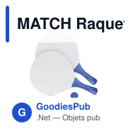 MATCH Raquette plage - Miniature 2