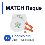 MATCH Raquette plage - Miniature 5