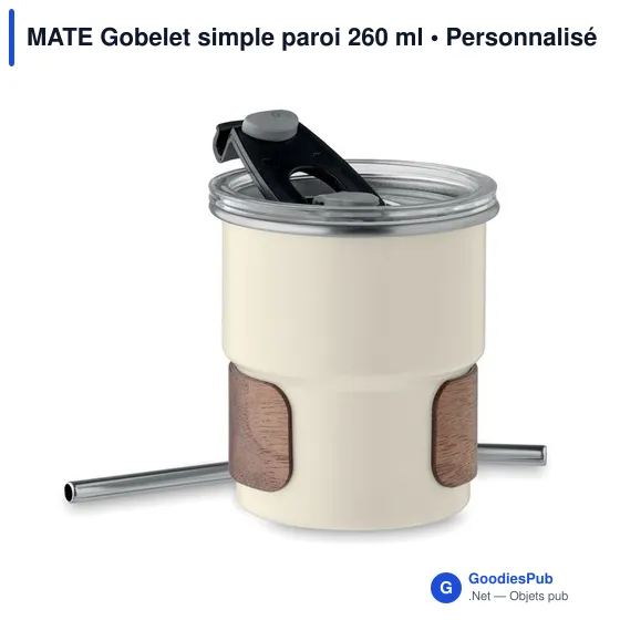 MATE Gobelet simple paroi 260 ml - Image 3