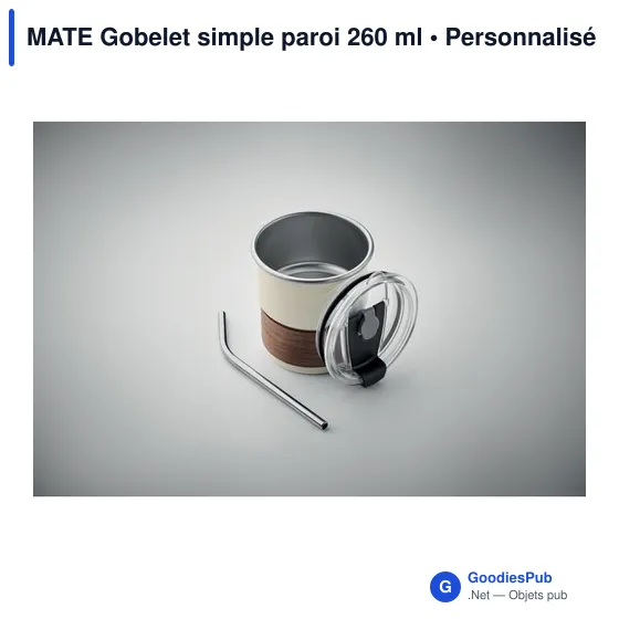 MATE Gobelet simple paroi 260 ml - Image 7