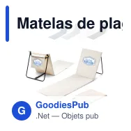 Matelas de plage personnalisable en polyester avec logo - InSideOut - Miniature 1