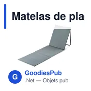 Matelas de plage personnalisable en polyester avec logo - InSideOut - Miniature 3