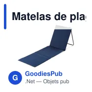 Matelas de plage personnalisable en polyester avec logo - InSideOut - Miniature 4