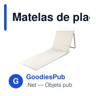 Matelas de plage personnalisable en polyester avec logo - InSideOut - Miniature 5