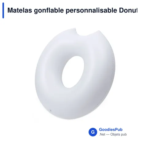 Matelas gonflable personnalisable Donutk avec logo