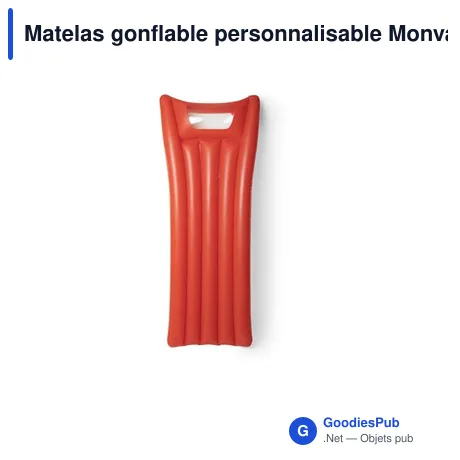 Matelas gonflable personnalisable Monvar avec logo