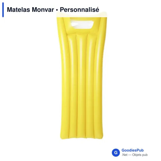 Matelas gonflable personnalisable Monvar avec logo - Image 11