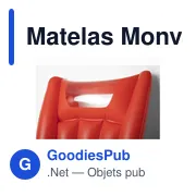 Matelas gonflable personnalisable Monvar avec logo - Miniature 6