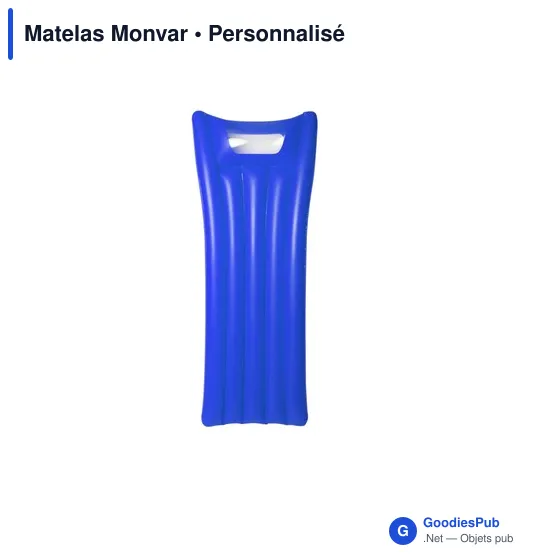 Matelas gonflable personnalisable Monvar avec logo - Image 7
