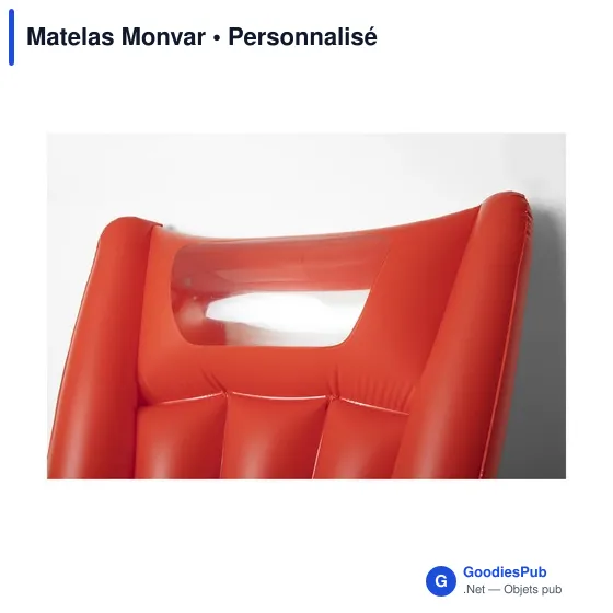 Matelas gonflable personnalisable Monvar avec logo - Image 9