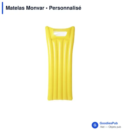 Matelas gonflable personnalisable Monvar avec logo - Image 10