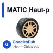 MATIC Haut-parleur sans fil en roue - Miniature 1