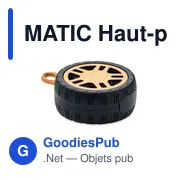 MATIC Haut-parleur sans fil en roue - Miniature 3