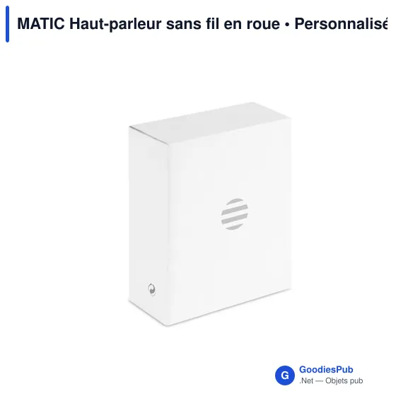 MATIC Haut-parleur sans fil en roue - Image 6