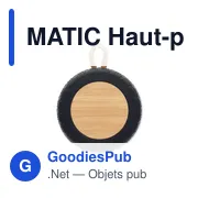 MATIC Haut-parleur sans fil en roue - Miniature 7