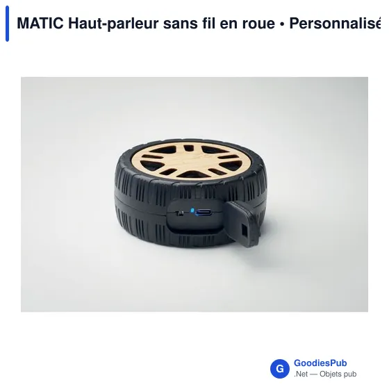 MATIC Haut-parleur sans fil en roue - Image 8