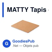 MATTY Tapis de souris en liège - Miniature 1