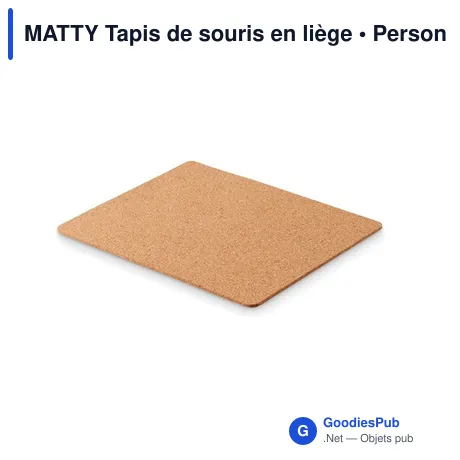 MATTY Tapis de souris en liège