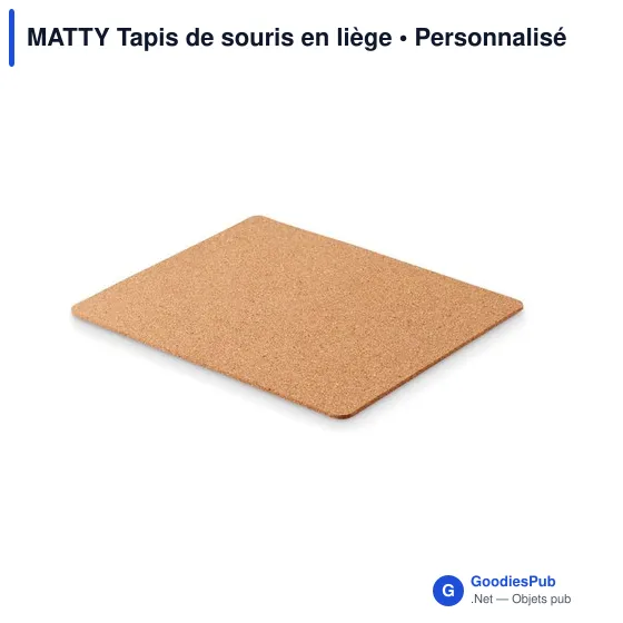 MATTY Tapis de souris en liège - Image 1