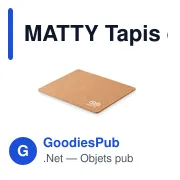MATTY Tapis de souris en liège - Miniature 5
