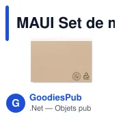 MAUI Set de mémo en papier recyclé - Miniature 2