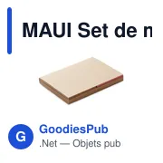 MAUI Set de mémo en papier recyclé - Miniature 3