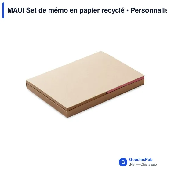 MAUI Set de mémo en papier recyclé - Image 3