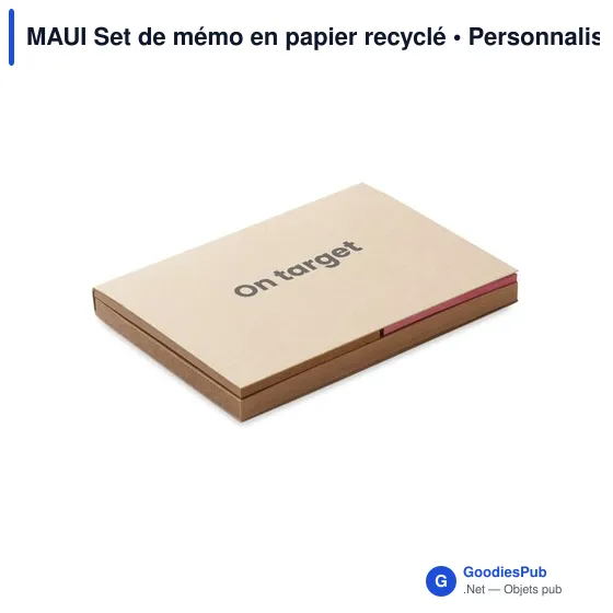 MAUI Set de mémo en papier recyclé - Image 4
