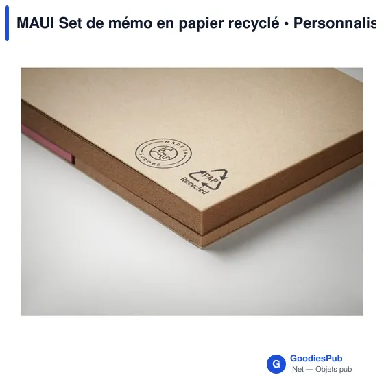 MAUI Set de mémo en papier recyclé - Image 5