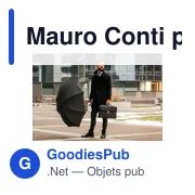 Parapluie automatique personnalisable Mauro Conti avec logo - Miniature 2