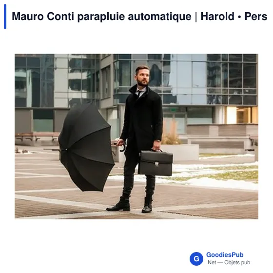 Parapluie automatique personnalisable Mauro Conti avec logo - Image 2