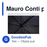 Parapluie automatique personnalisable Mauro Conti avec logo - Miniature 6