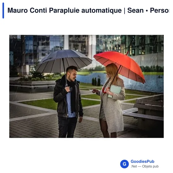 Parapluie automatique personnalisable Mauro Conti avec logo - Image 2