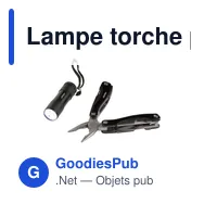 Lampe torche personnalisable avec multi-outil MaxiStar ens. cadeauavec logo - Miniature 3