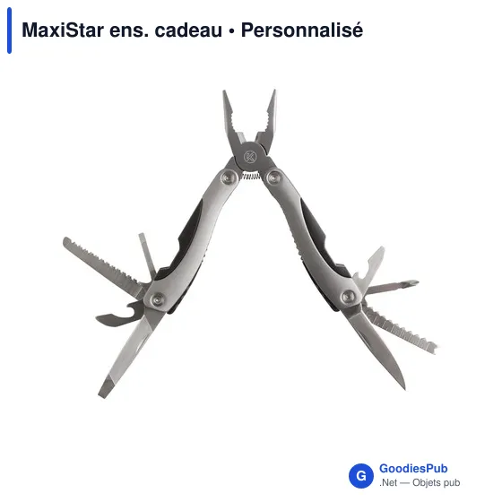 Lampe torche personnalisable avec multi-outil MaxiStar ens. cadeauavec logo - Image 8