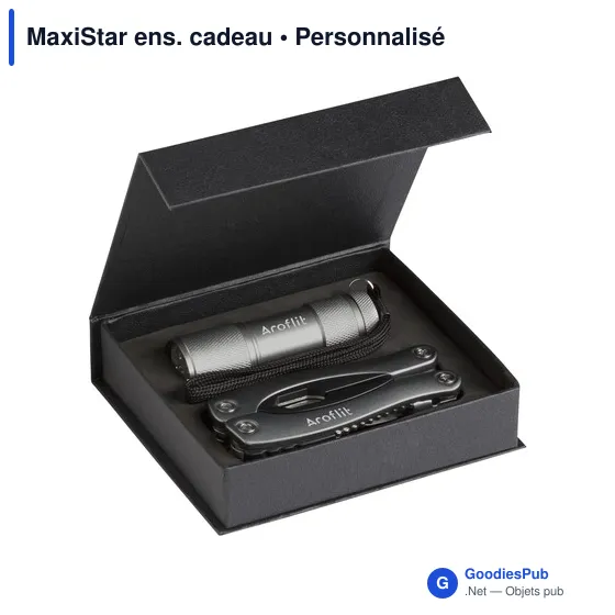 Lampe torche personnalisable avec multi-outil MaxiStar ens. cadeauavec logo - Image 10