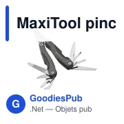 Pince multifonctions personnalisable MaxiTool avec logo - Miniature 1