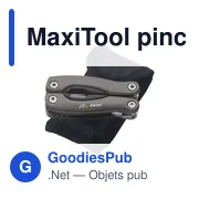 Pince multifonctions personnalisable MaxiTool avec logo - Miniature 2
