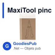 Pince multifonctions personnalisable MaxiTool avec logo - Miniature 5
