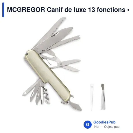 MCGREGOR Canif de luxe 13 fonctions