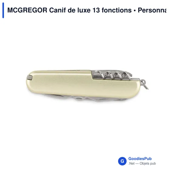 MCGREGOR Canif de luxe 13 fonctions - Image 2