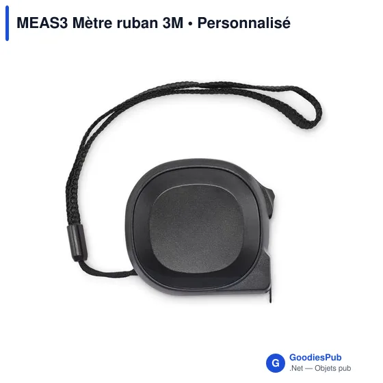 Mètre à ruban personnalisable 3M avec logo - MEAS3 - Image 2