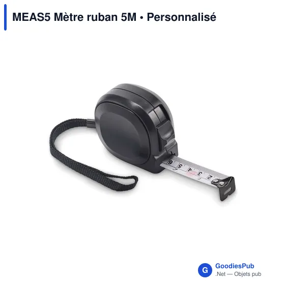 Mètre ruban personnalisable 5M avec logo - MEAS5 - Image 1
