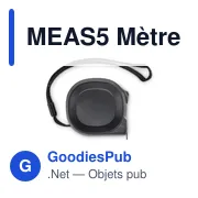 Mètre ruban personnalisable 5M avec logo - MEAS5 - Miniature 2