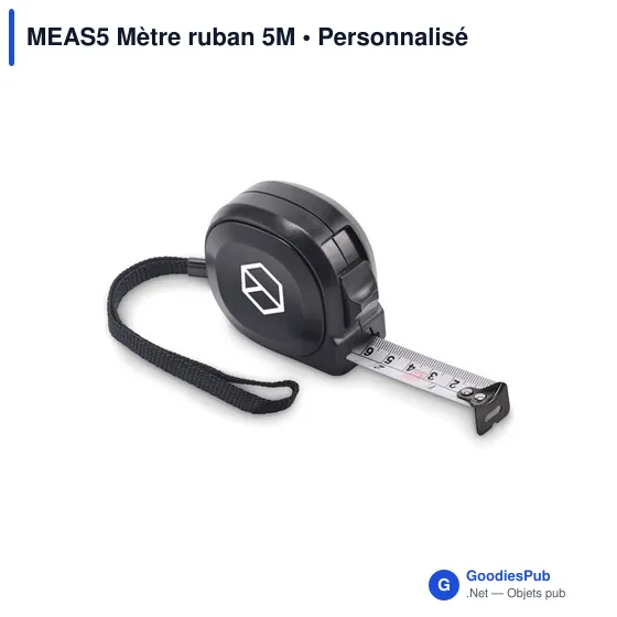 Mètre ruban personnalisable 5M avec logo - MEAS5 - Image 3