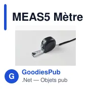 Mètre ruban personnalisable 5M avec logo - MEAS5 - Miniature 4